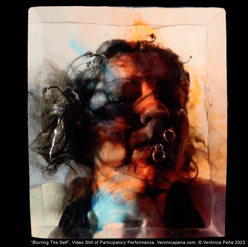 Blurring The Self Submersion Participatory Performance Artist Vernica Pea