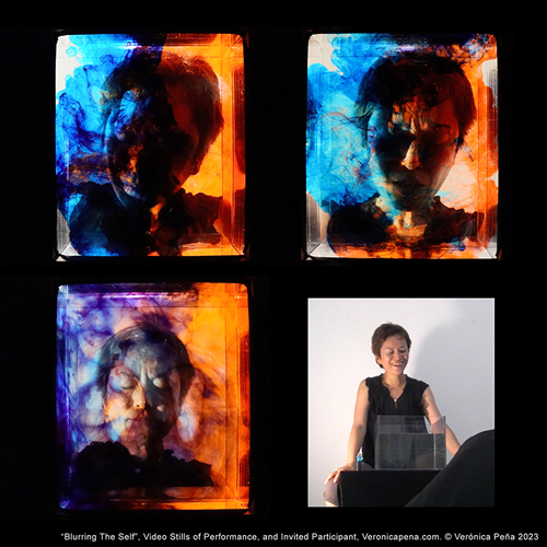 Blurring The Self Submersion Participatory Performance Artist Vernica Pea
