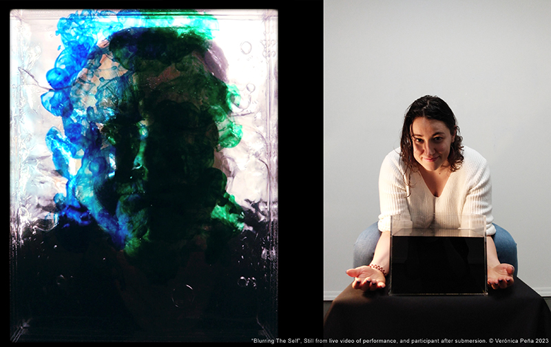 Blurring The Self Submersion Participatory Performance Artist Vernica Pea